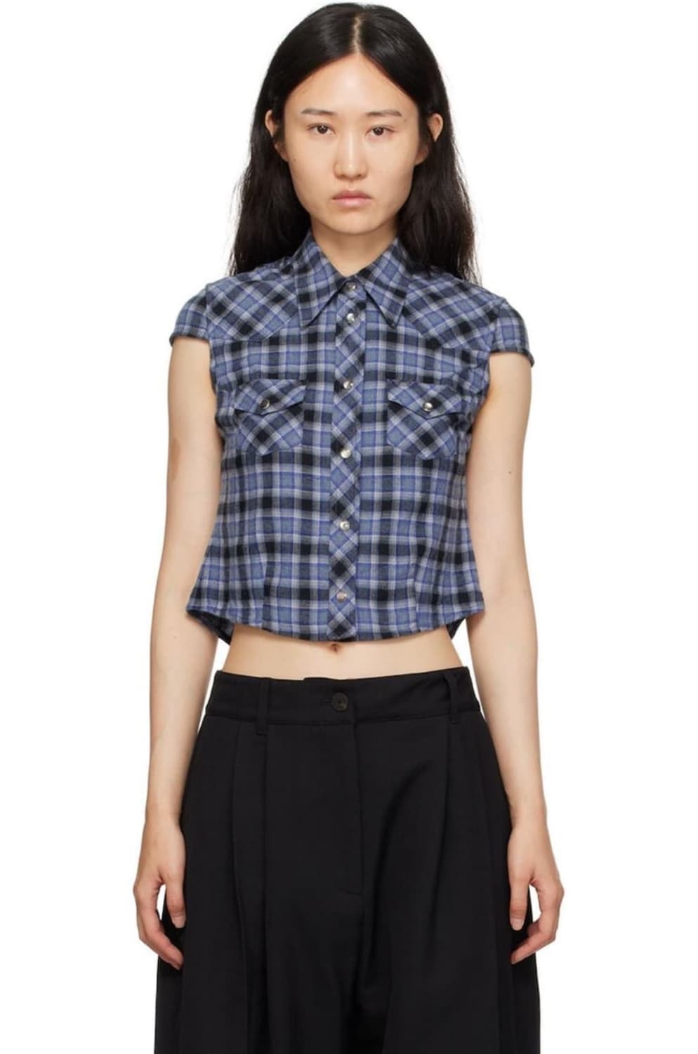 (구함) our legacy daisy shirts blue 상품이미지1