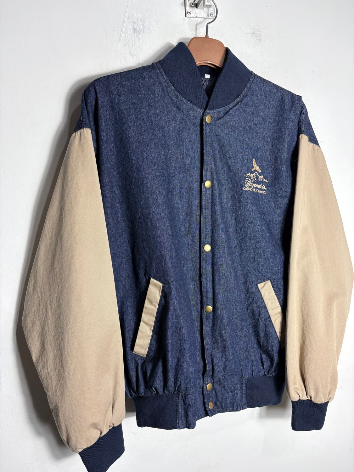 데님 바시티 점퍼 상품이미지2