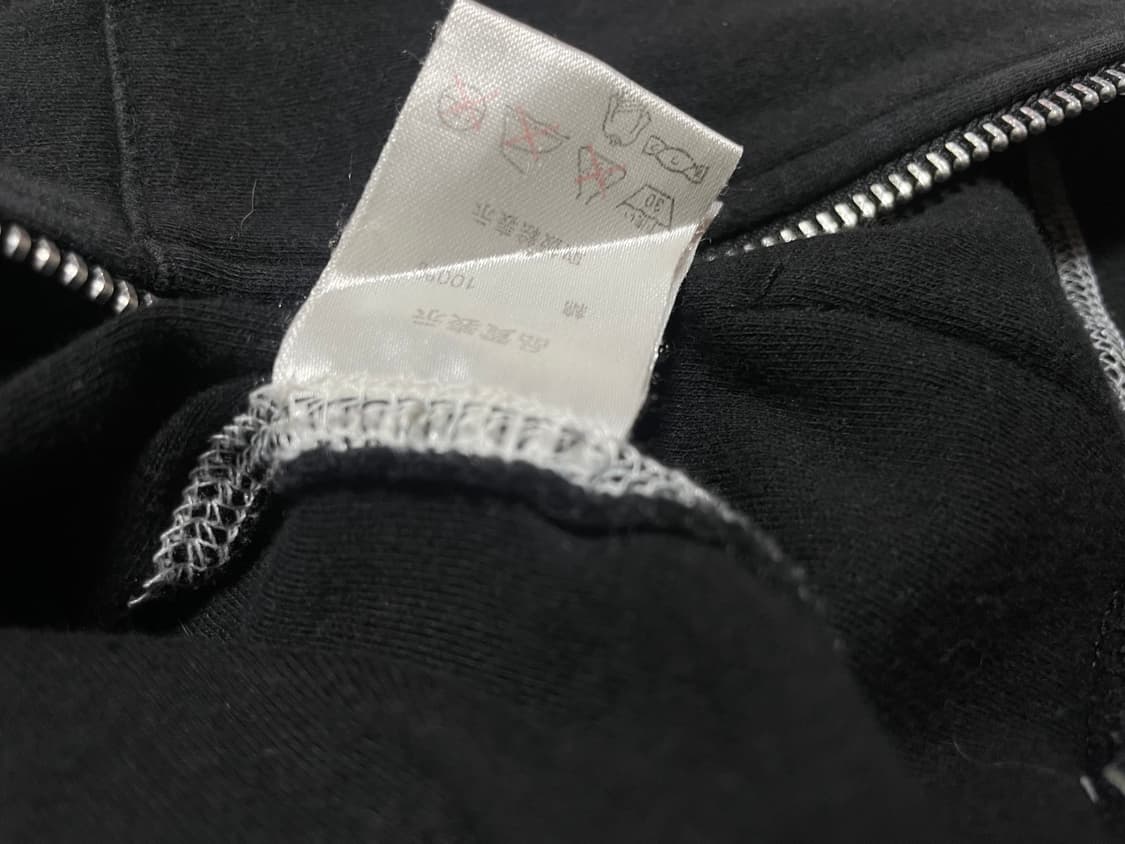 00s Vkei Cross hoodie 스터드십자가슬림후드집업핀터크롬깔 상품이미지8