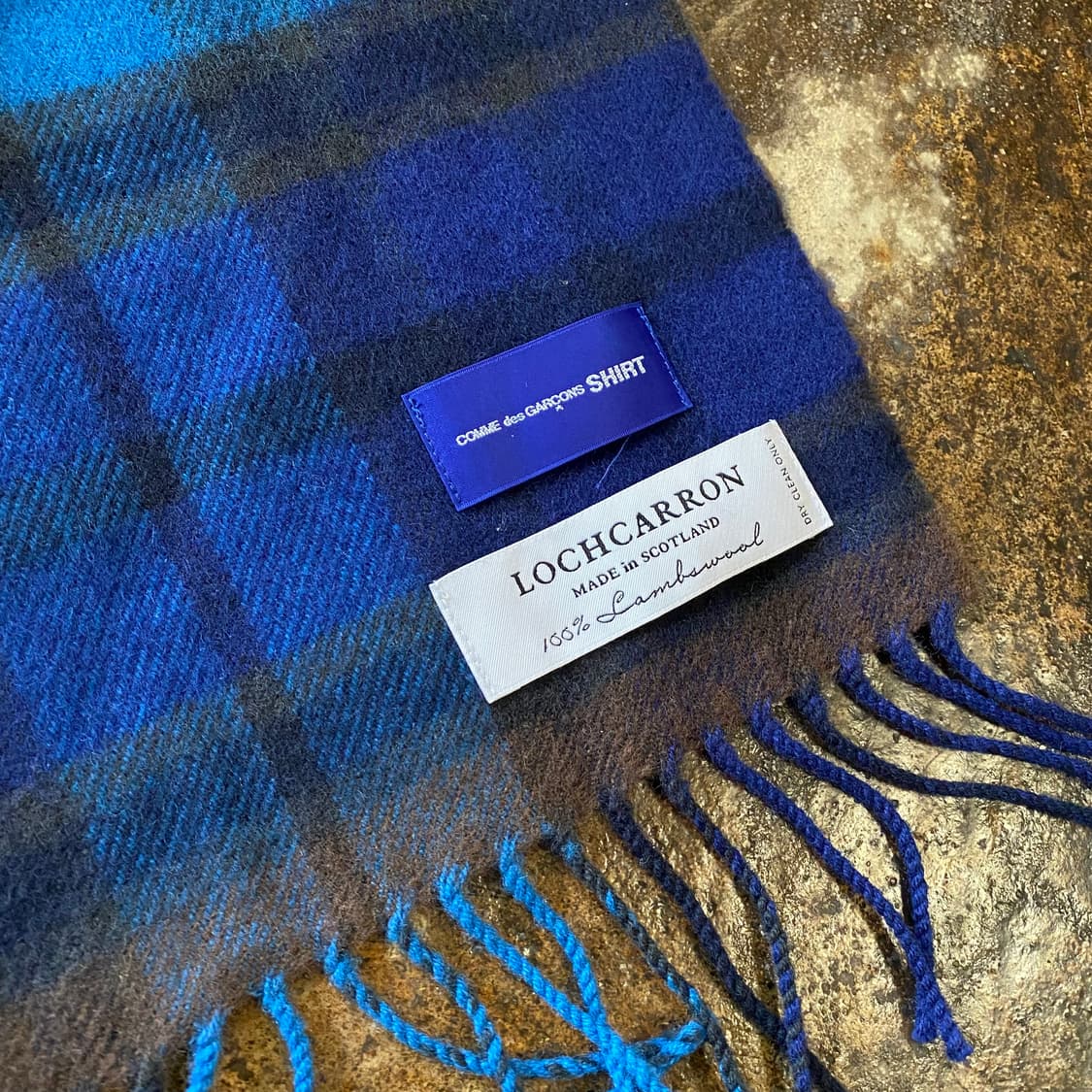 꼼데가르송 x lochcarron 머플러 상품이미지6