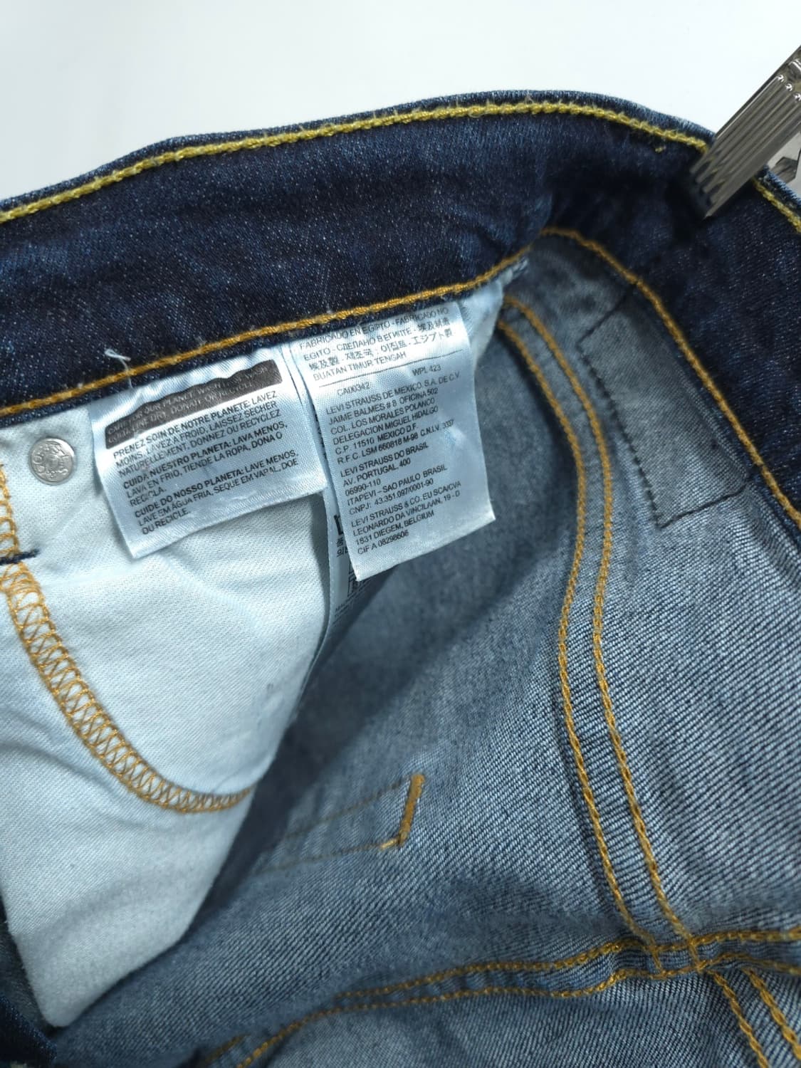 리바이스 504 남성 일자 데님 팬츠 (사이즈 32) 상품이미지9