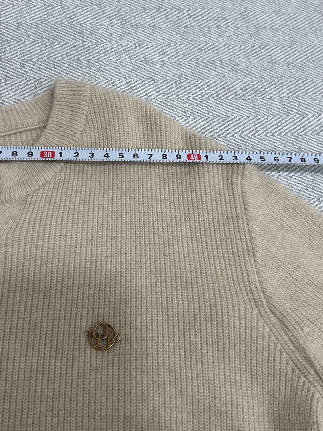 올리브데올리브 폭스 니트 가디건 55 아이보리 상품이미지9