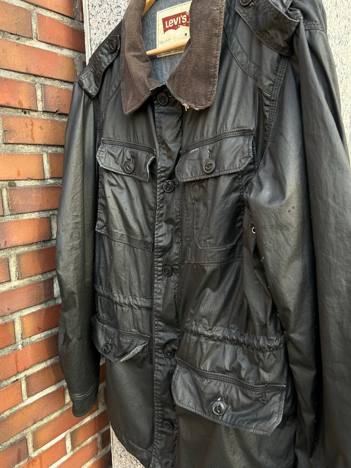 리바이스 블랙코티드자켓 상품이미지4