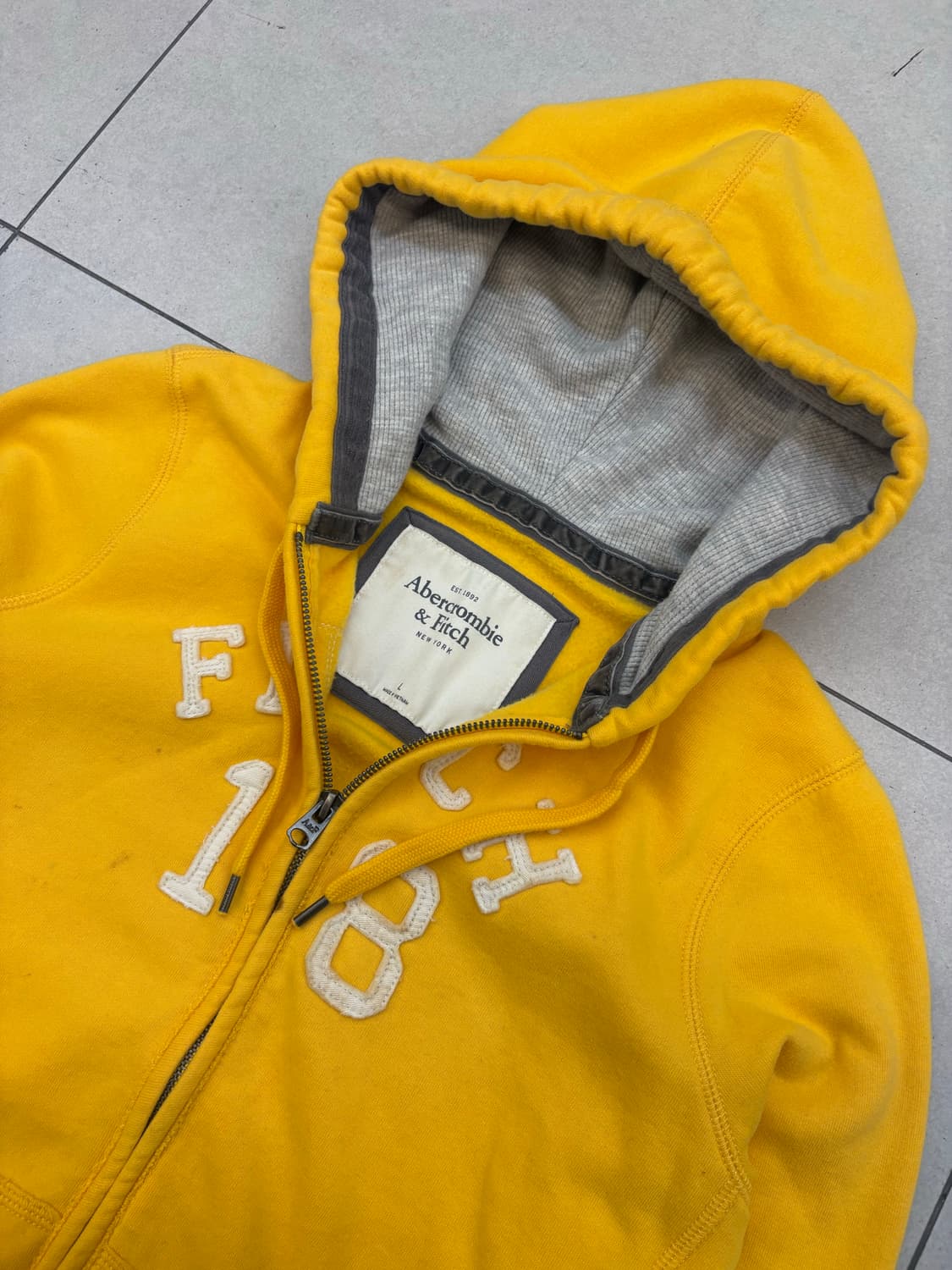 아베크롬비 18 후드집업 옐로우 상품이미지7