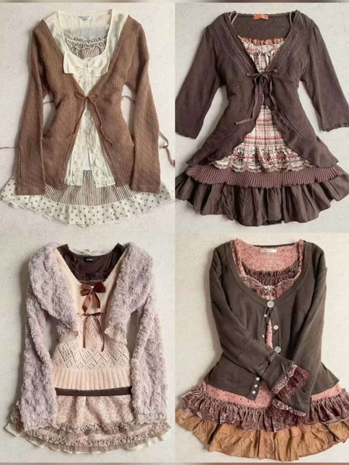 후기O 고퀄 모리걸 빈티지 랜박 랜덤박스 리즈리사 원피스 스커트 니트 상품이미지2