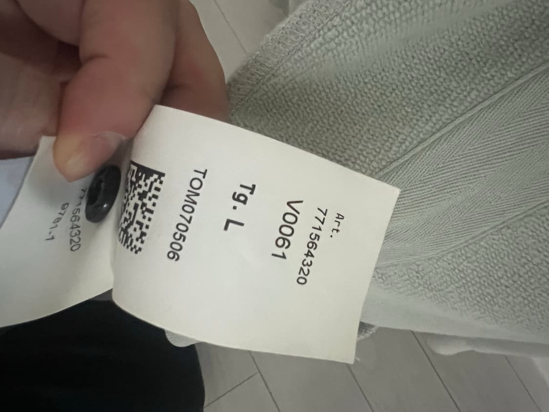 스톤아일랜드 라이트그레이 집업 자켓 L 상품이미지4