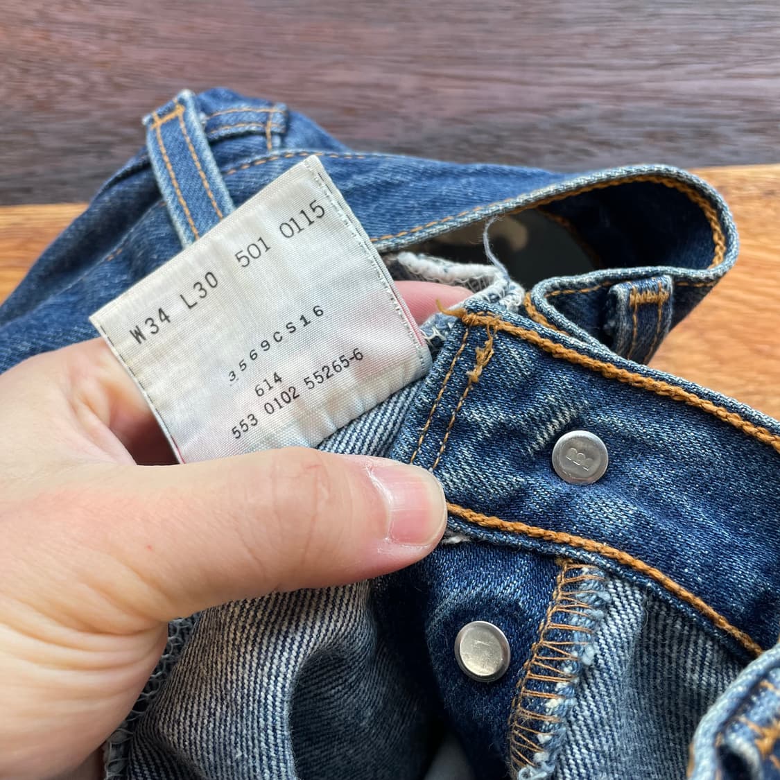 리바이스 Made USA 501 데님 상품이미지8