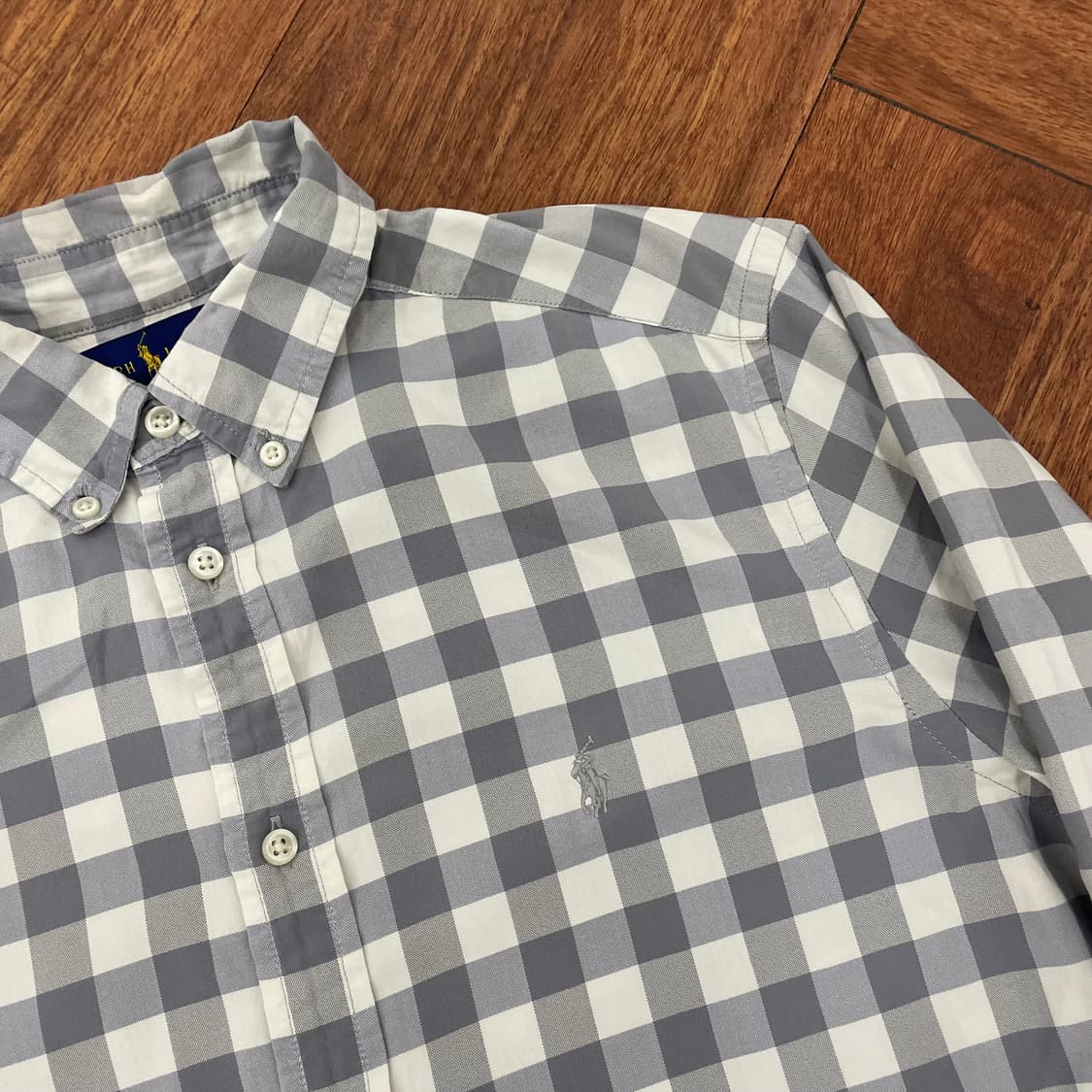 폴로 깅엄 셔츠 상품이미지2
