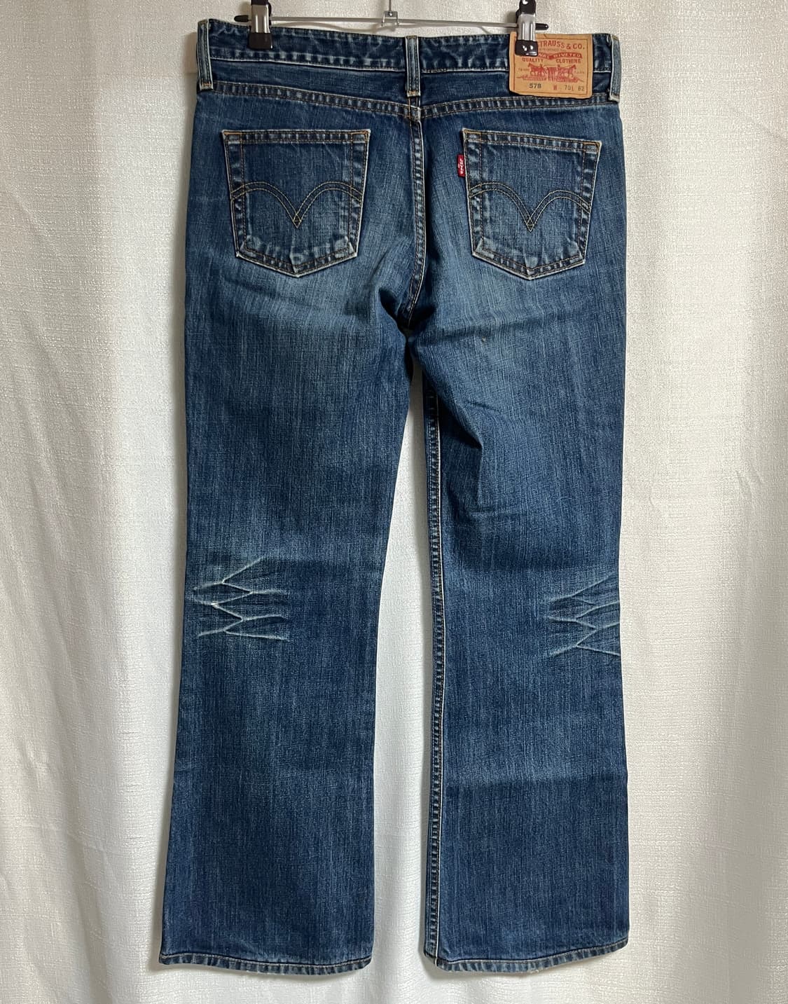 리바이스 578 부츠컷 플레어진 대님 팬츠 청바지 27 상품이미지5