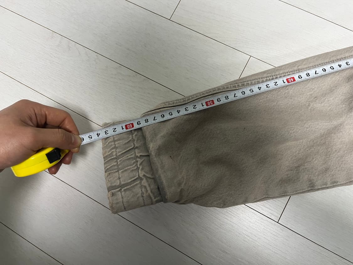 ZARA 베이지 코튼 블루종 워크자켓(XL) 상품이미지9