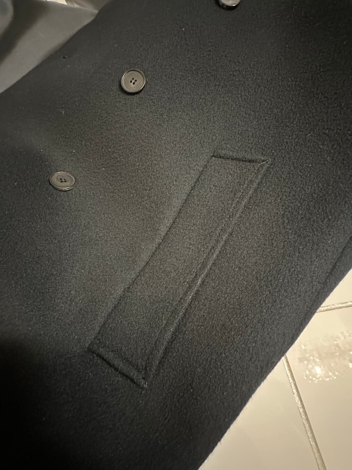 인사일런스 더블 롱 코트 상품이미지7