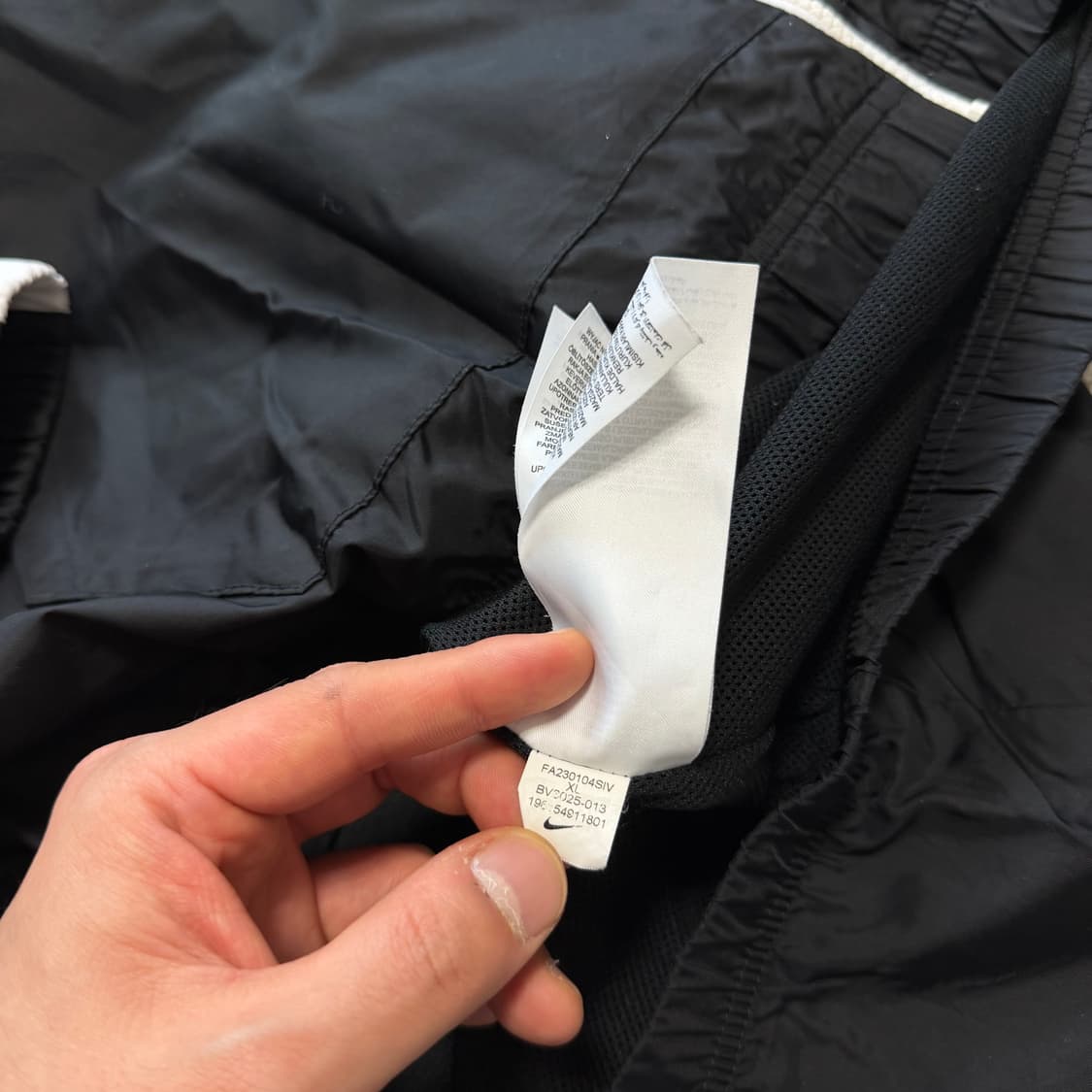 나이키 배색 바람막이 후드 자켓 상품이미지4