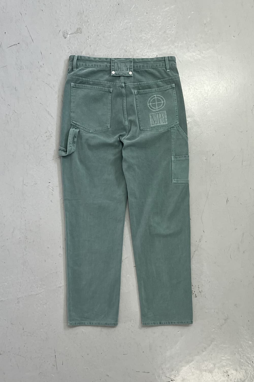 플라스틱프로덕트 MPa PAINTER DENIM PANTS (EMERAL 상품이미지2