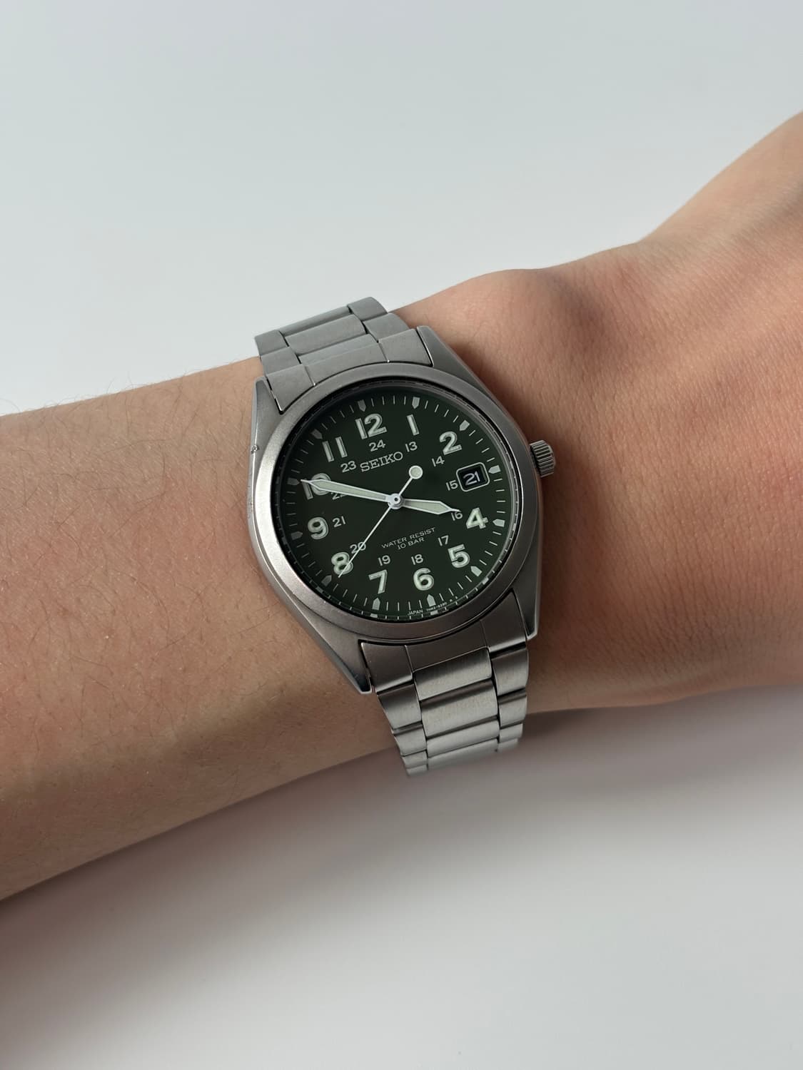 1990s Olive Dial Military Field Quartz 상품이미지8