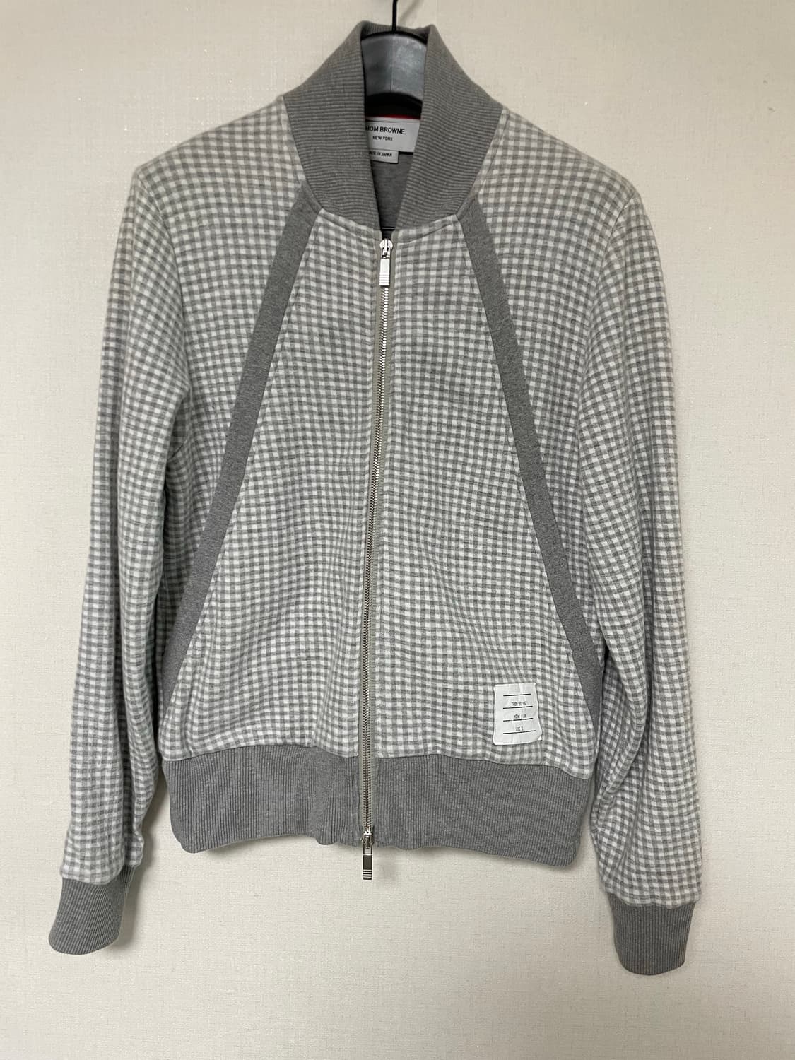 톰브라운 깅엄 체크 봄버 자켓 사이즈 2 정품 상품이미지2