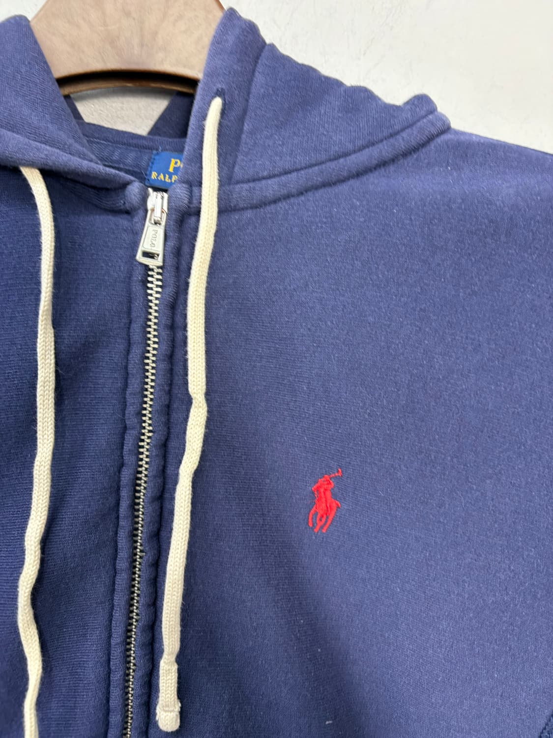 폴로랄프로렌 레드포니 네이비 코튼혼방 후드집업 A2967 상품이미지3
