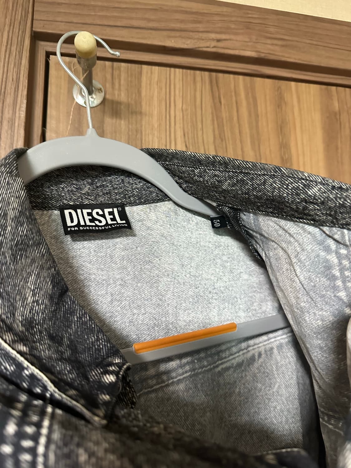 [50] diesel 디젤 데님 프린팅 셔츠 상품이미지5