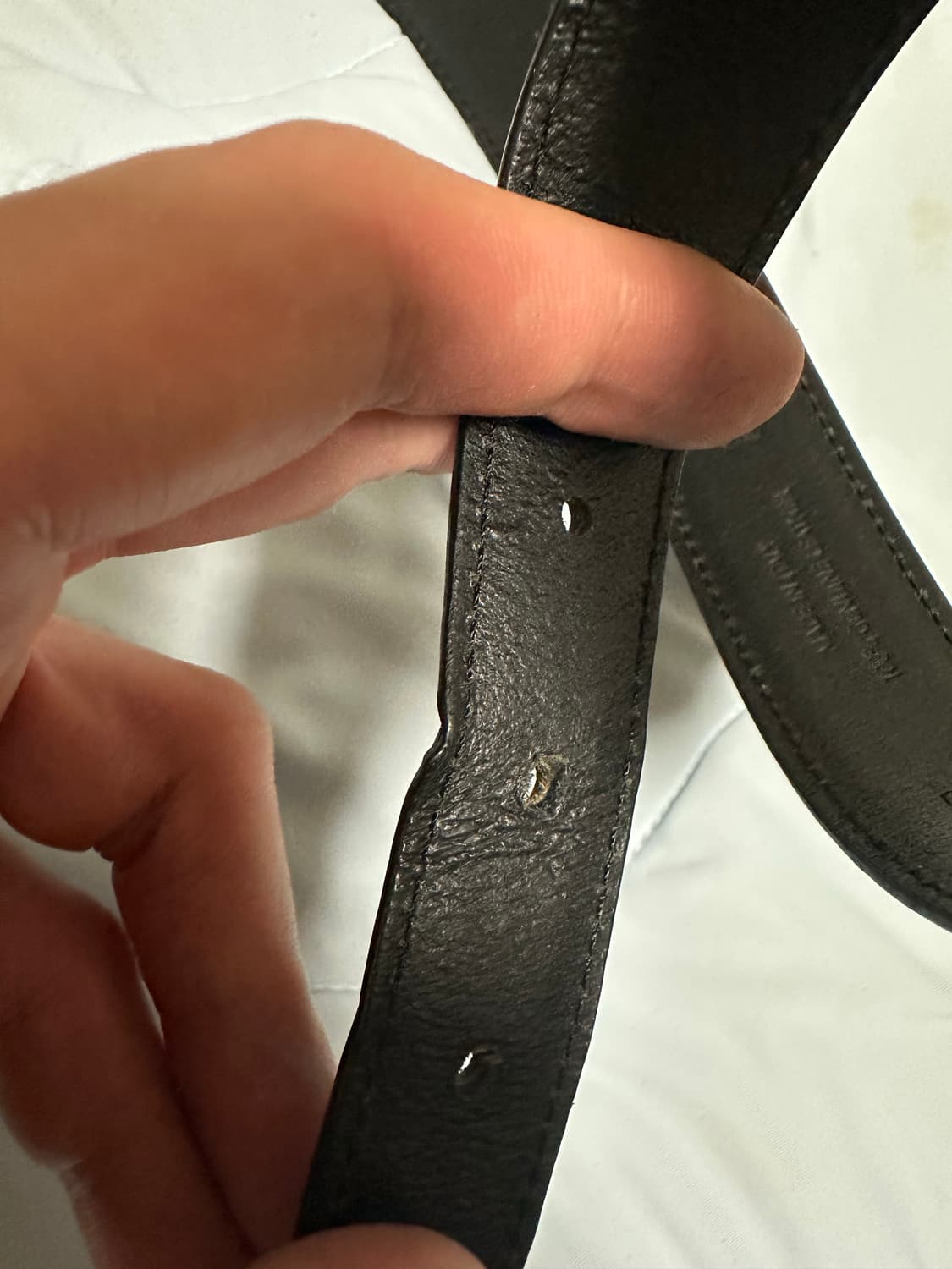 세비지 레더 벨트 M 상품이미지2