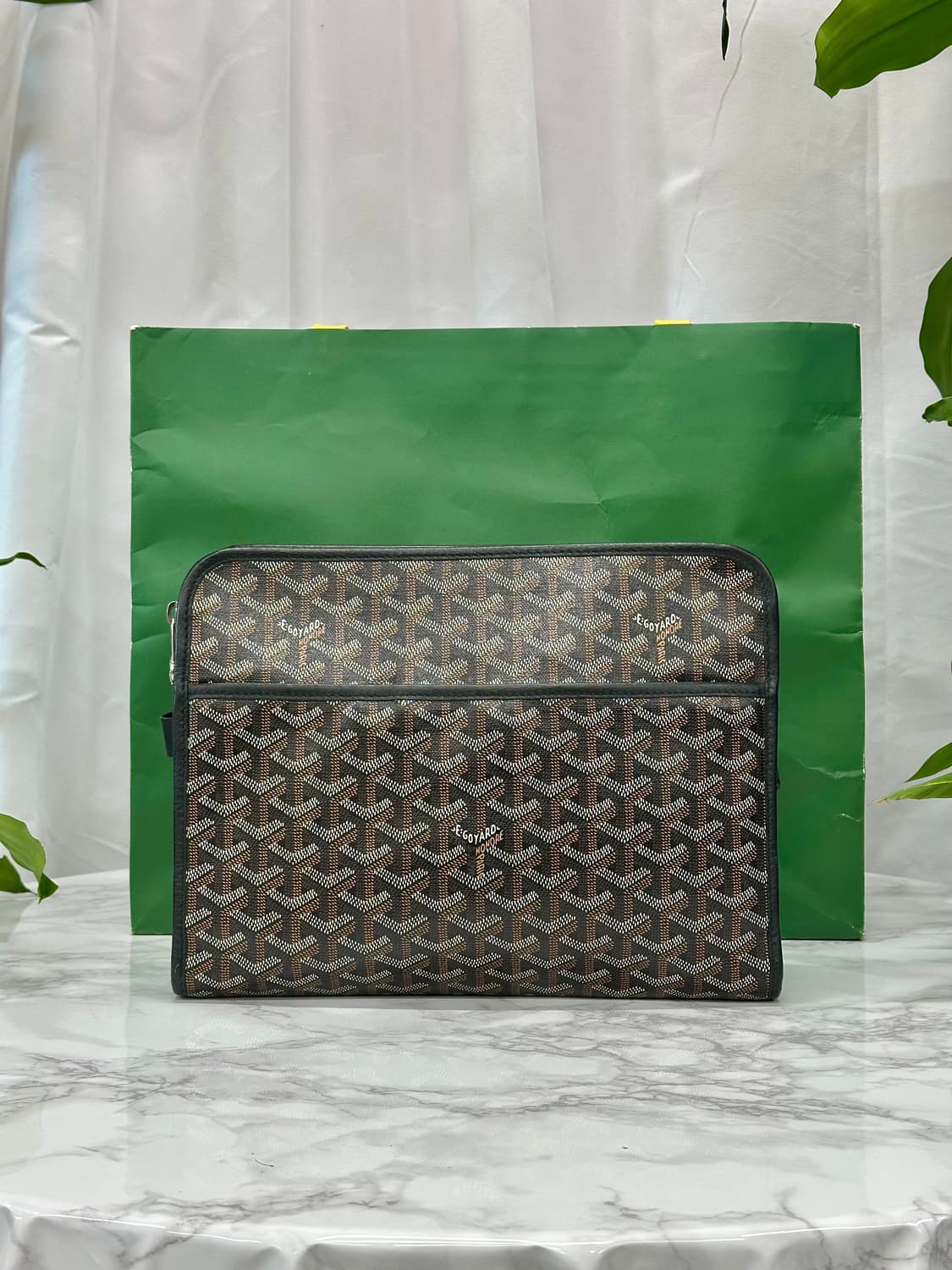 고야드 쥬방스 클러치 블랙 GM 상품이미지5