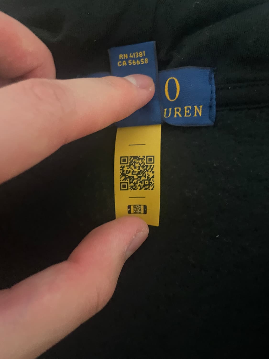 폴로 랄프로렌 후드집업 블랙M 상품이미지4