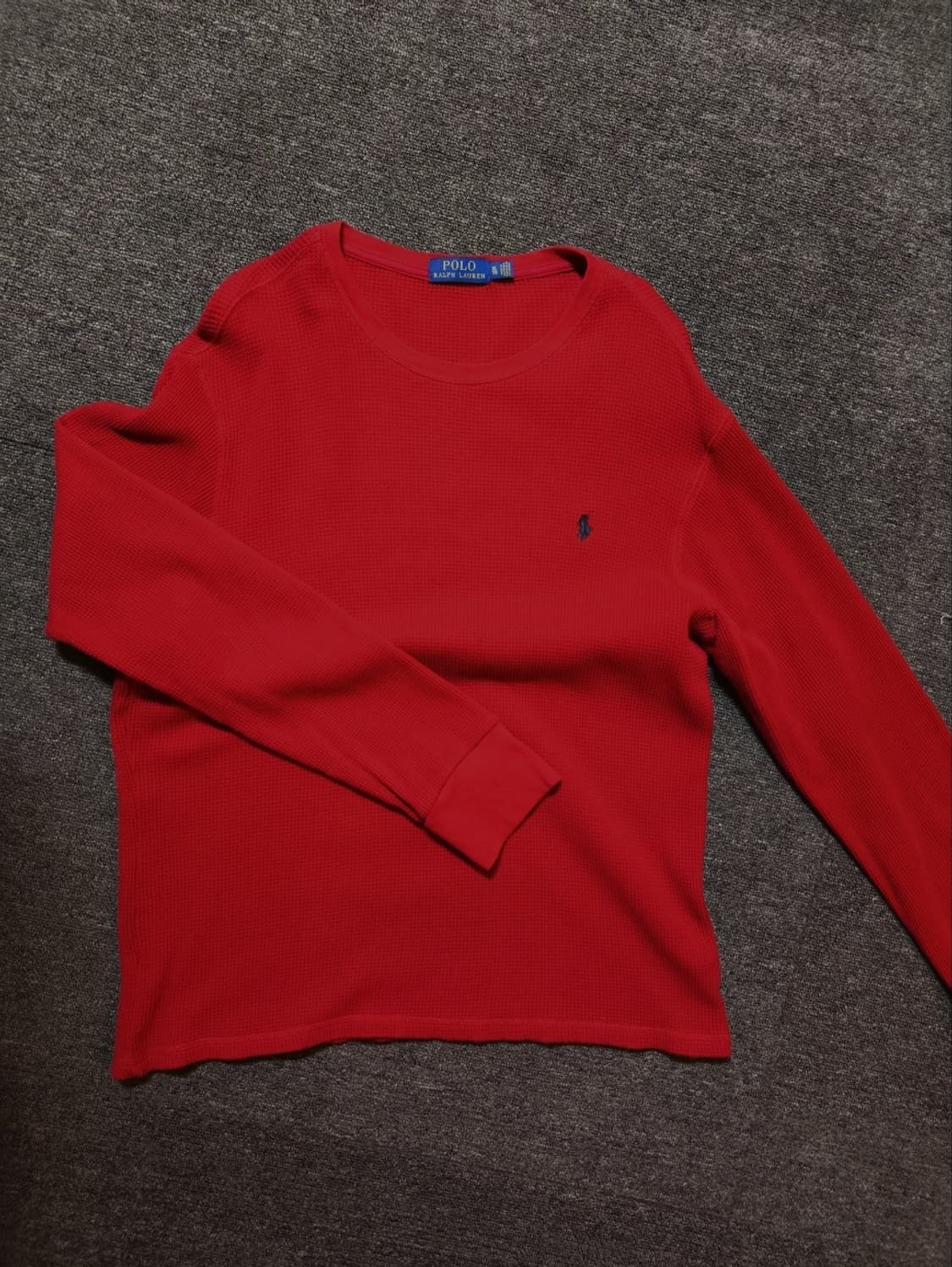 XL 폴로랄프로렌 와플 니트 레드 상품이미지2