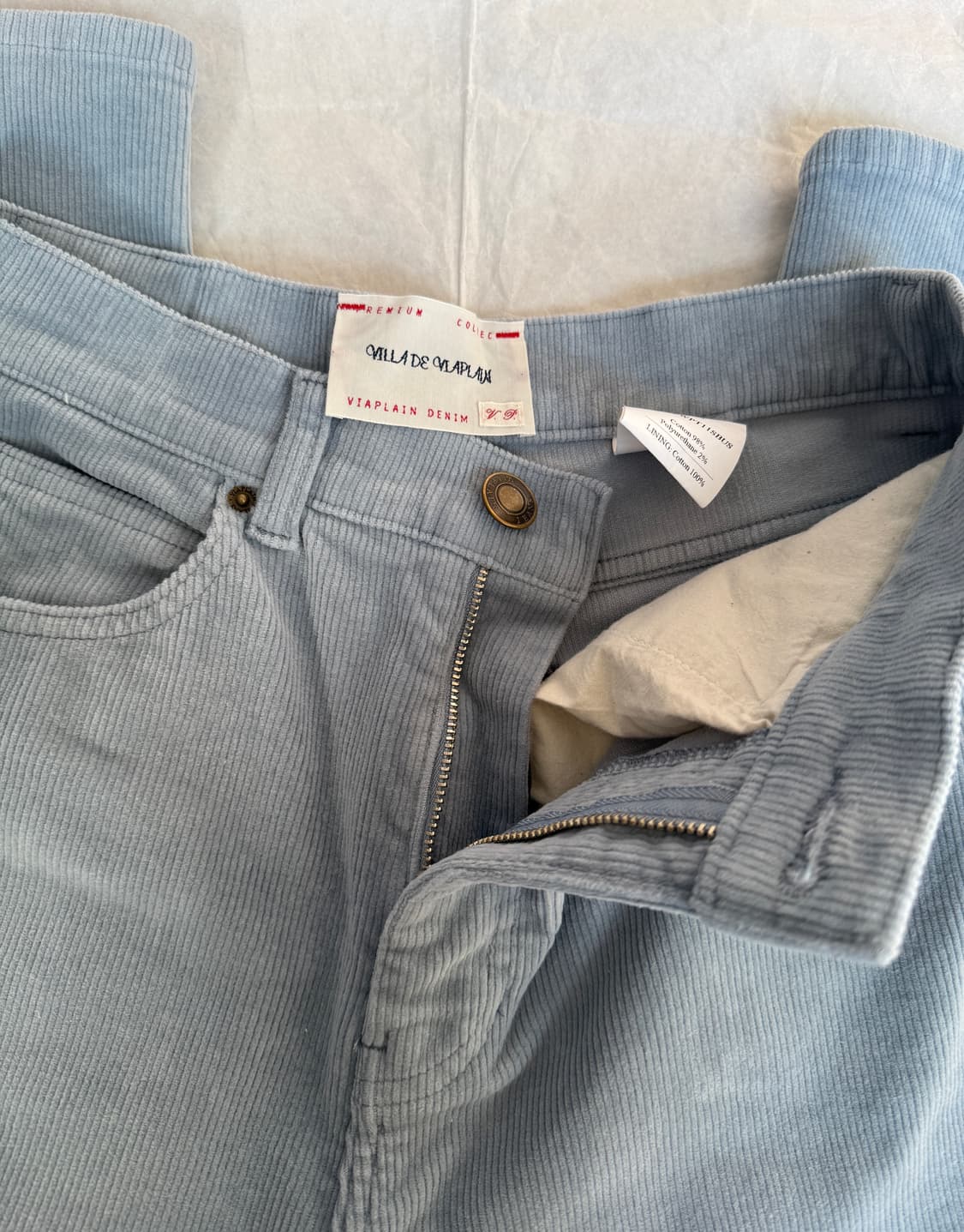 비아 플레인 corduroy pants 스몰 상품이미지3