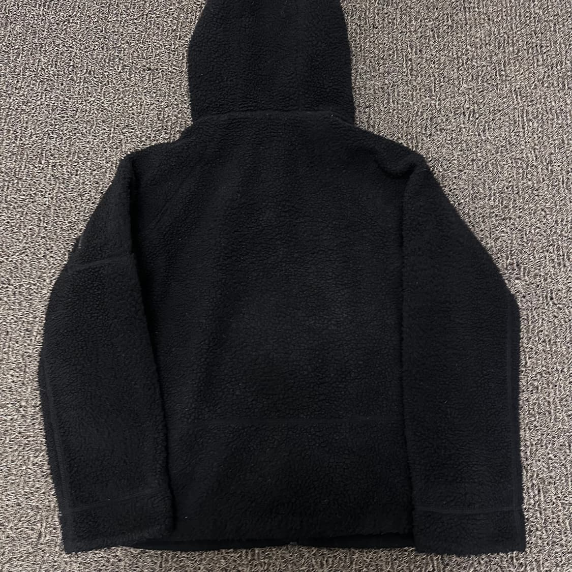 Jeep 지프 빅키즈 여성 뽀글이 털 후리스 자켓 블랙 신장 155 상품이미지4