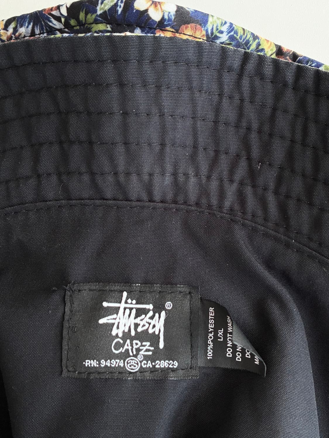 L/XL) 2014ss 스투시 플라워 버킷햇 리버시블 상품이미지6