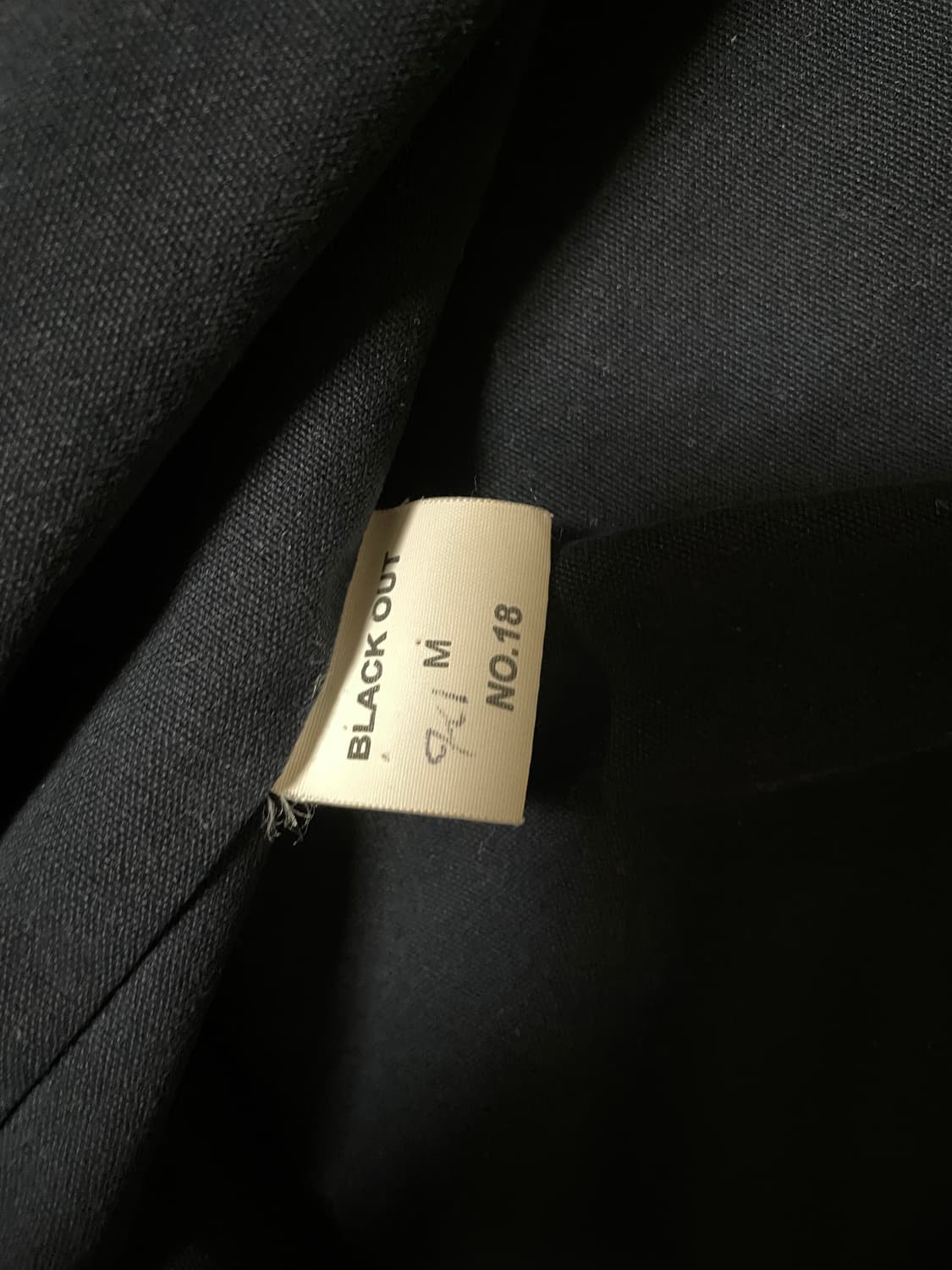 블랙아웃 팀자켓 네이비 m사이즈 상품이미지5