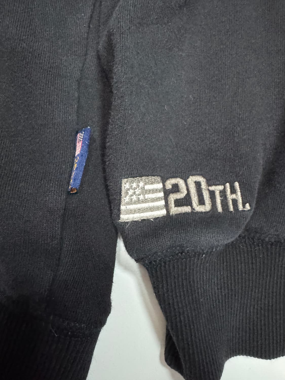 후아유 20주년 스펠아웃 블랙 후드집업 상품이미지4
