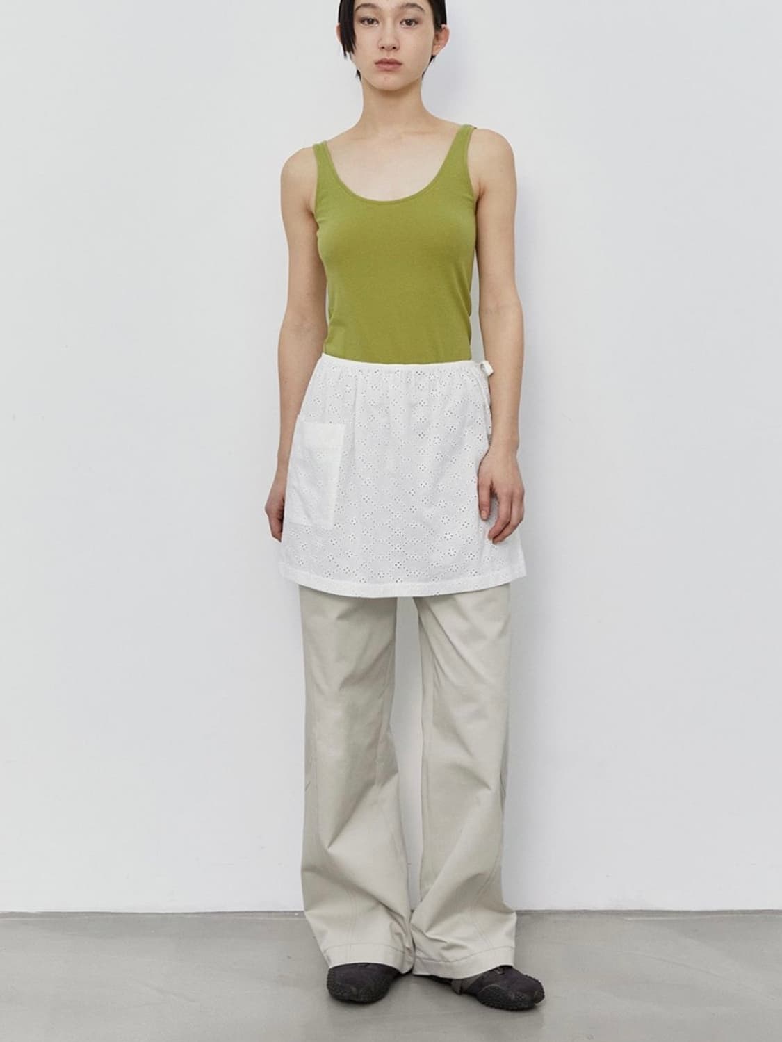 버뮬라 EYELET COTTON WRAP SKIRT 랩스커트 상품이미지2