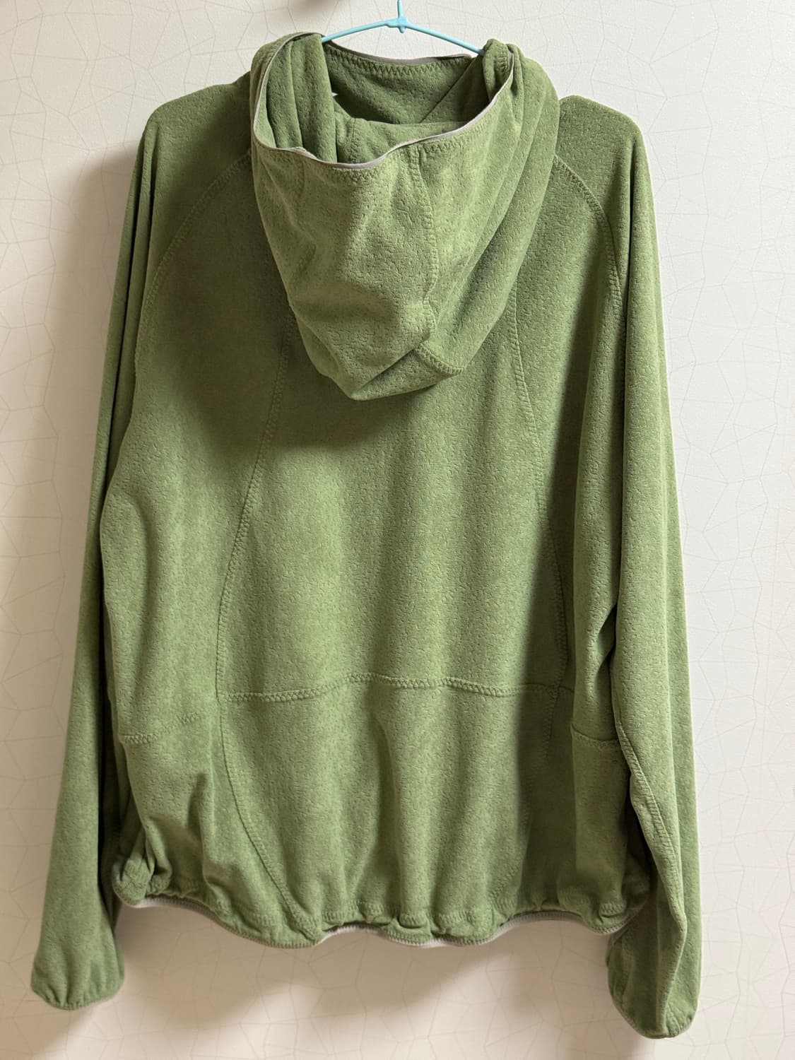 산산기어 버튼 플리스 재킷 그린 상품이미지2