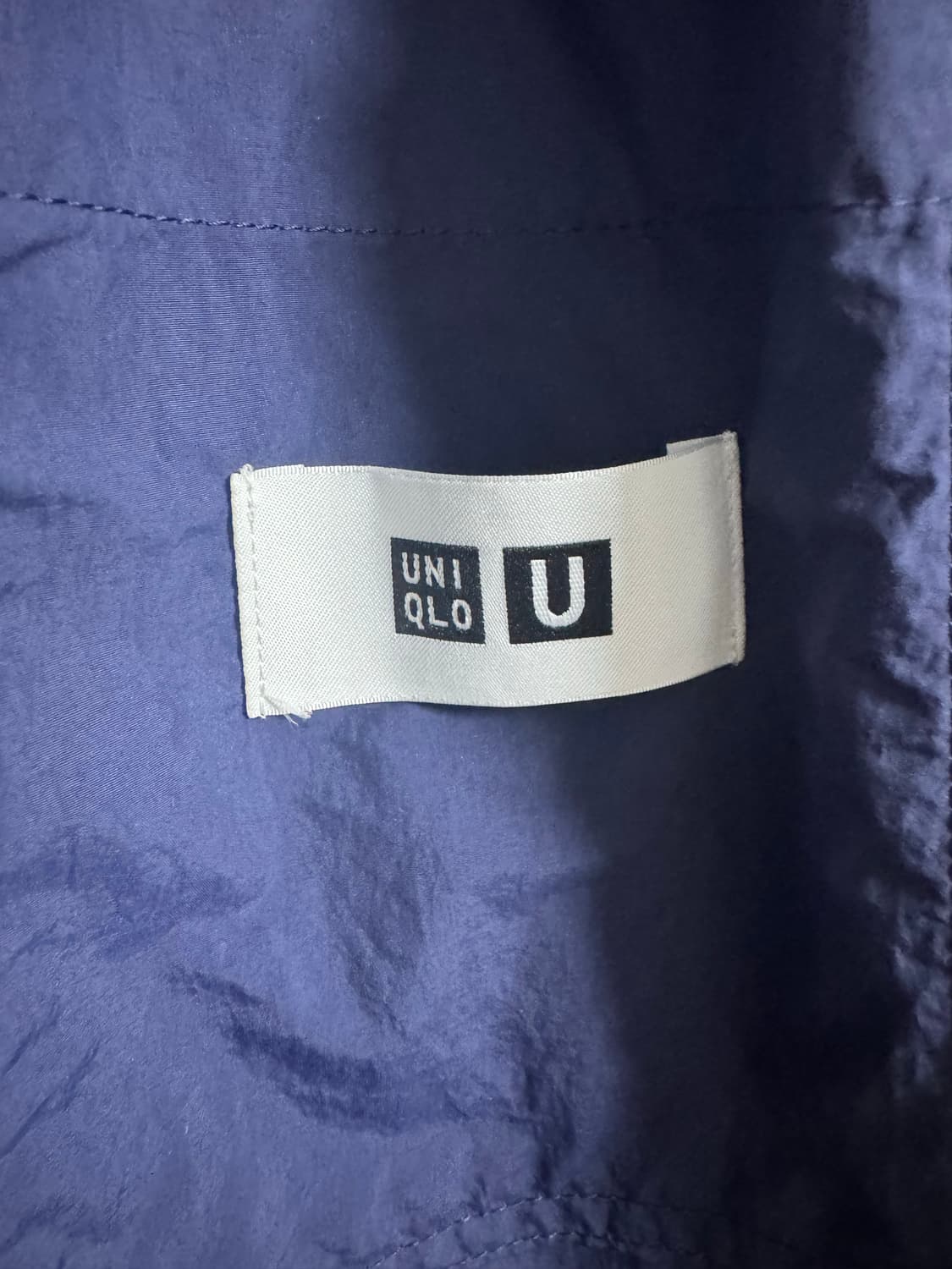 유니클로 u 네이비 나일론 코트 상품이미지4