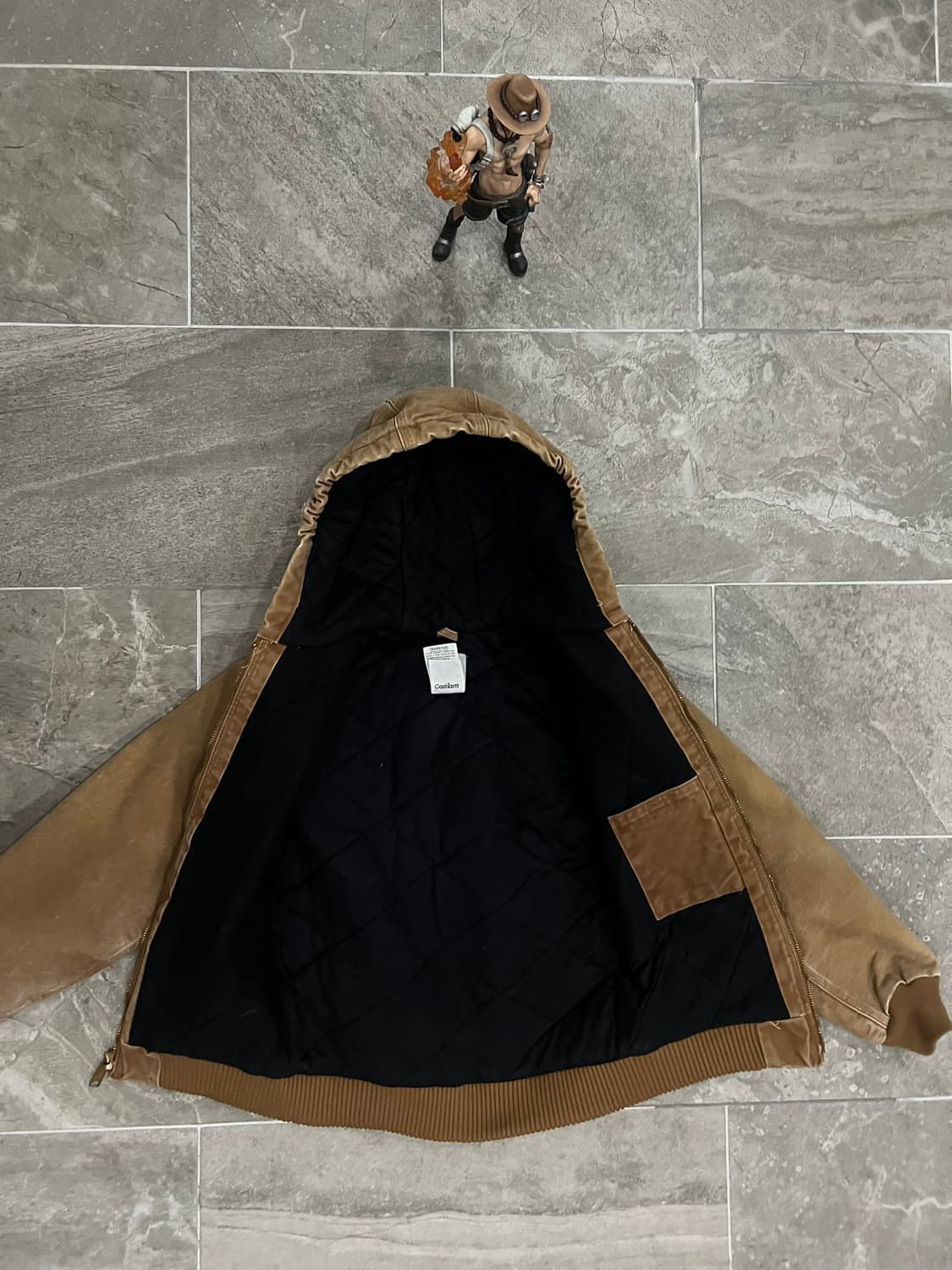 (L) 칼하트 후드 덕 액티브 보이즈 자켓 YYJ130 BRN 브라운 상품이미지3