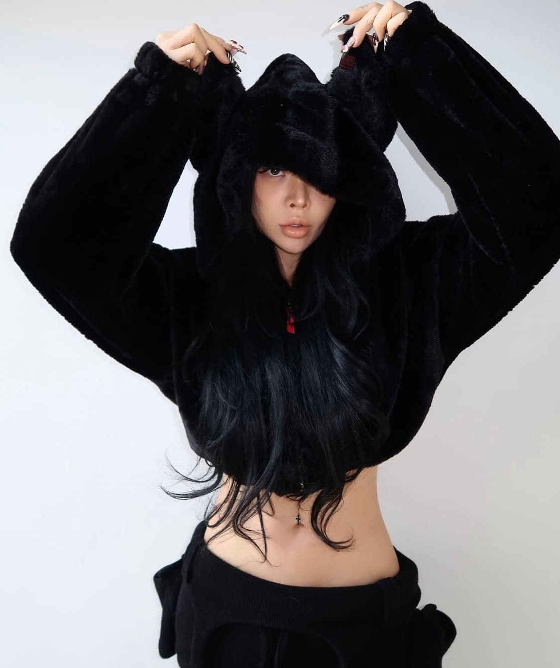 TOH 티오에이치 데빌 퍼 후드 점퍼 상품이미지1