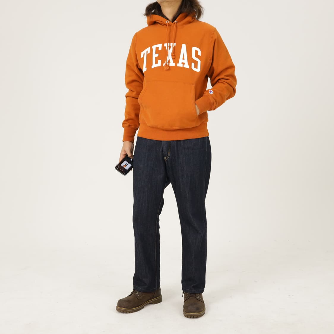 챔피온 리버스위브 텍사스 후드 맨투맨 상품이미지9