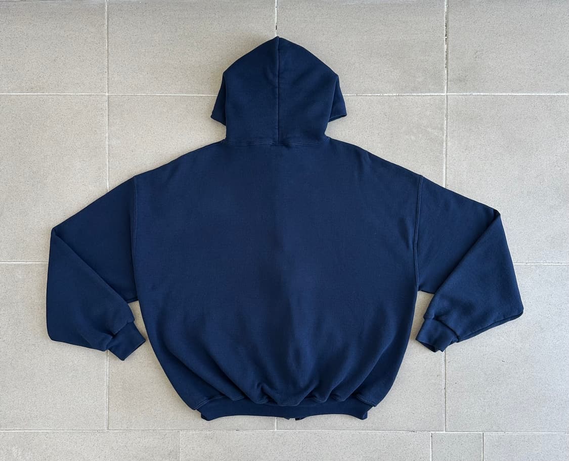 00s 빈티지 러셀 후드집업 네이비 XL 상품이미지2