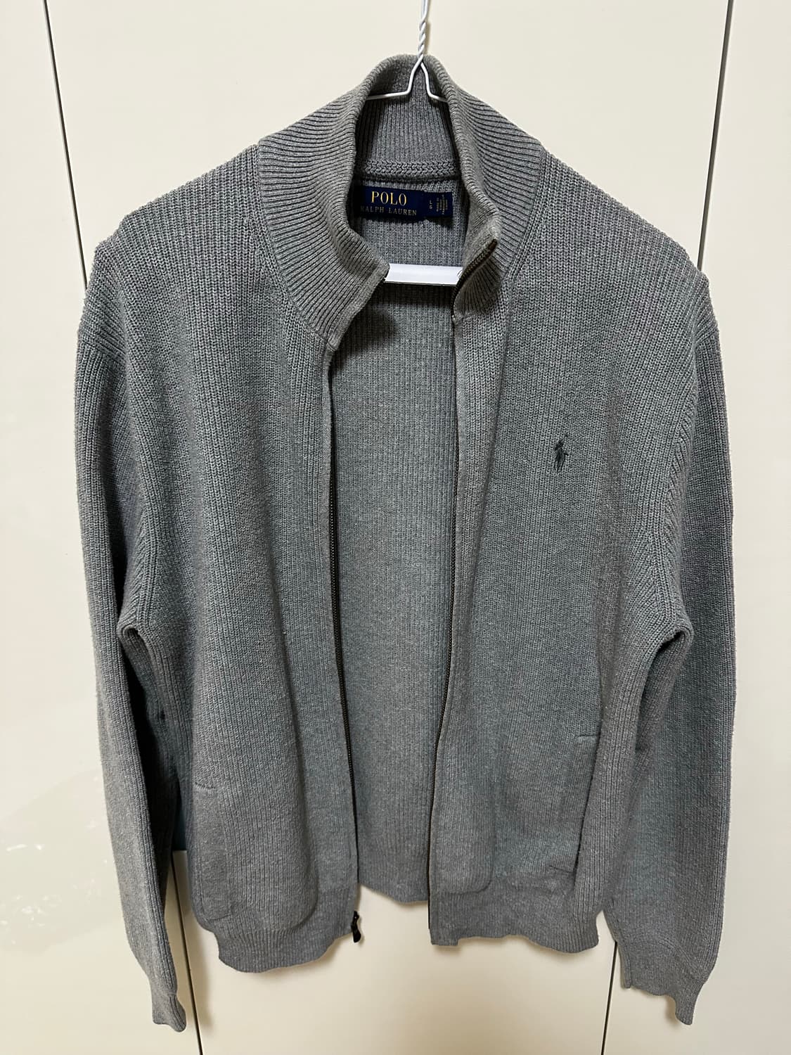 폴로 니트집업 상품이미지1