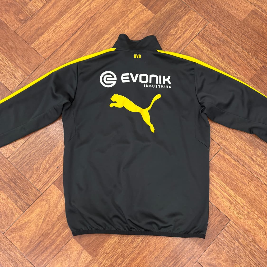 L PUMA 푸마 도르트문트 17시즌 반집업 트레이닝 탑 상품이미지2