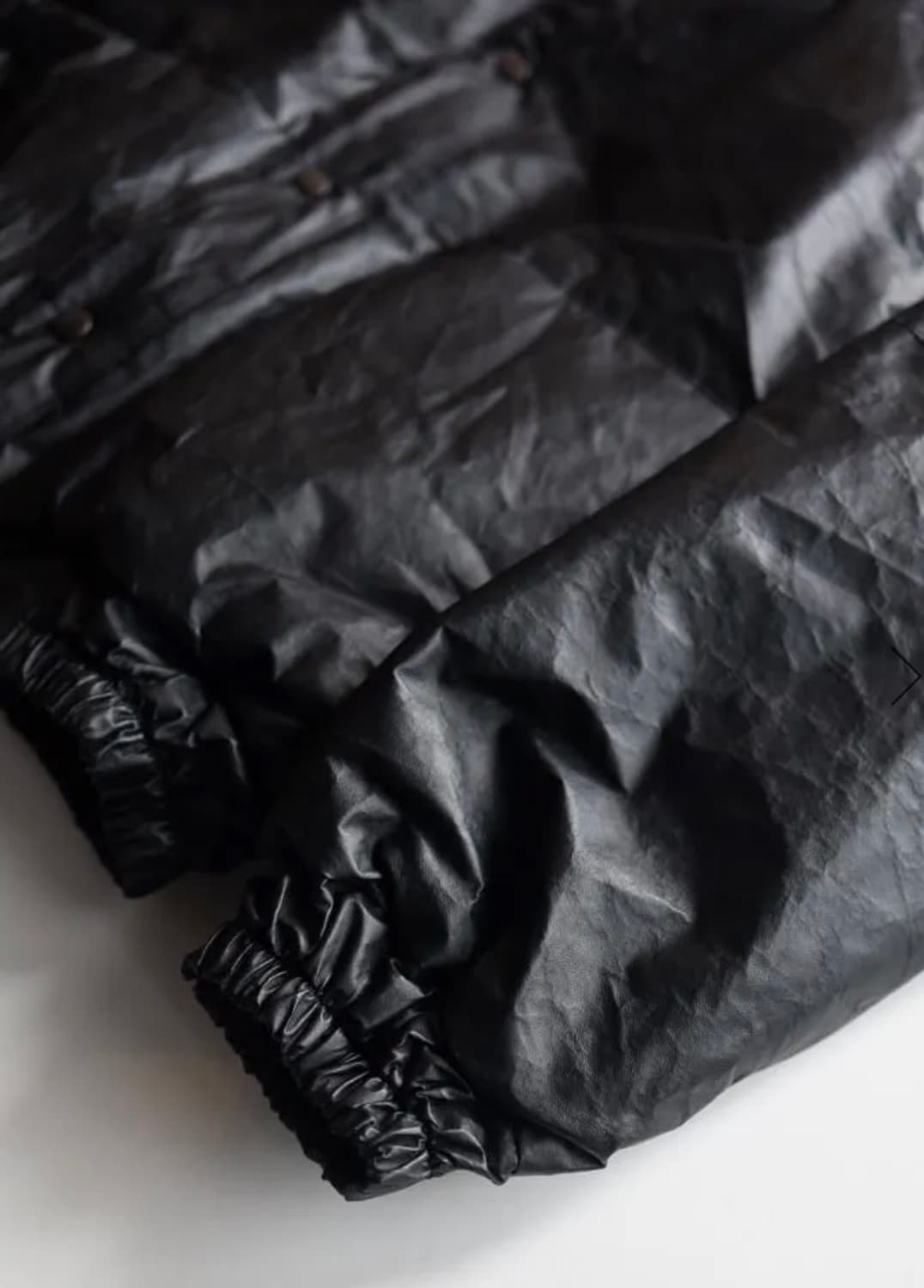 코모리 페이퍼 레더 페디드 자켓 상품이미지4