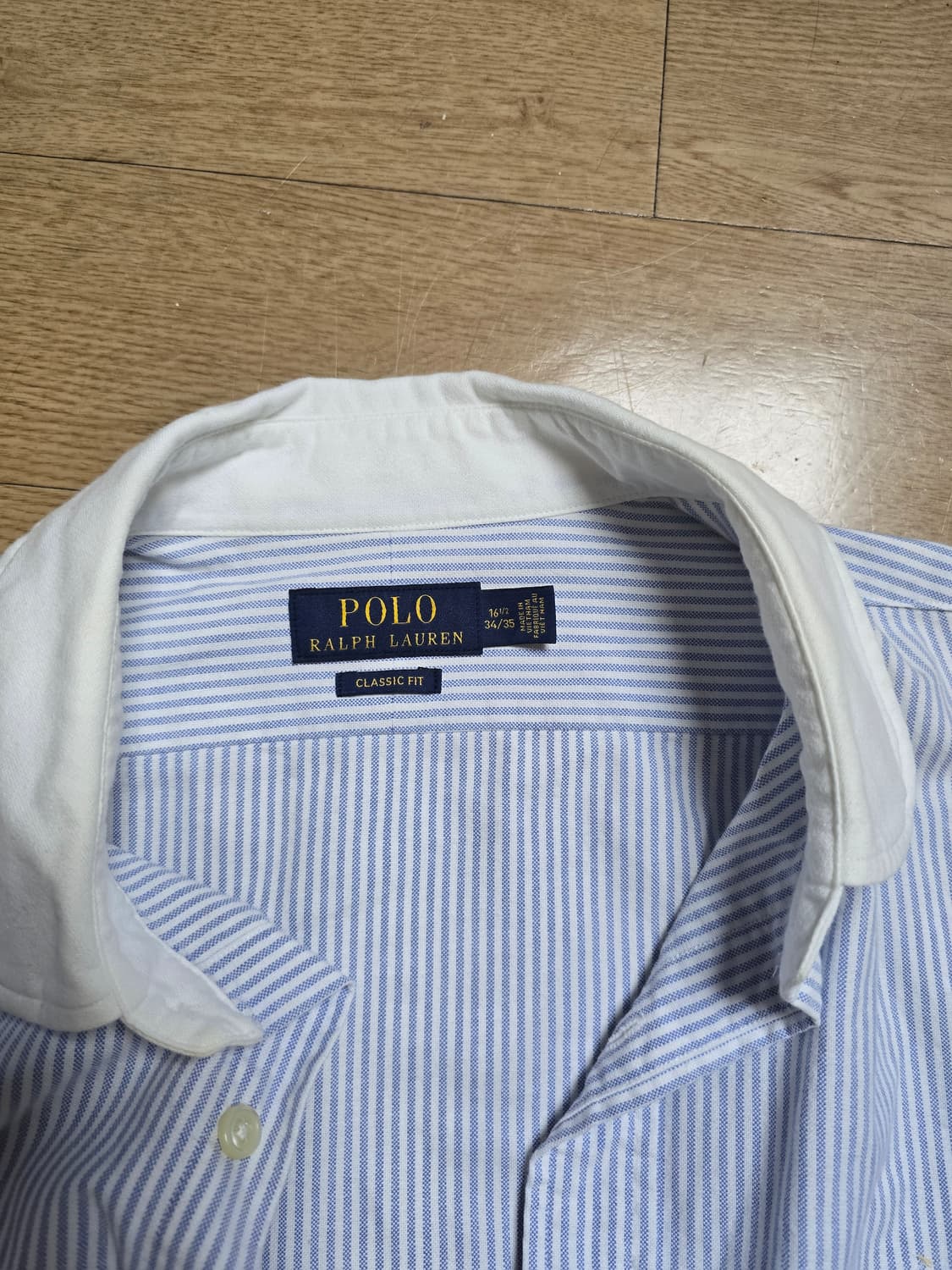 폴로 스트라이프 라운드카라 옥스포드셔츠 xl 상품이미지2