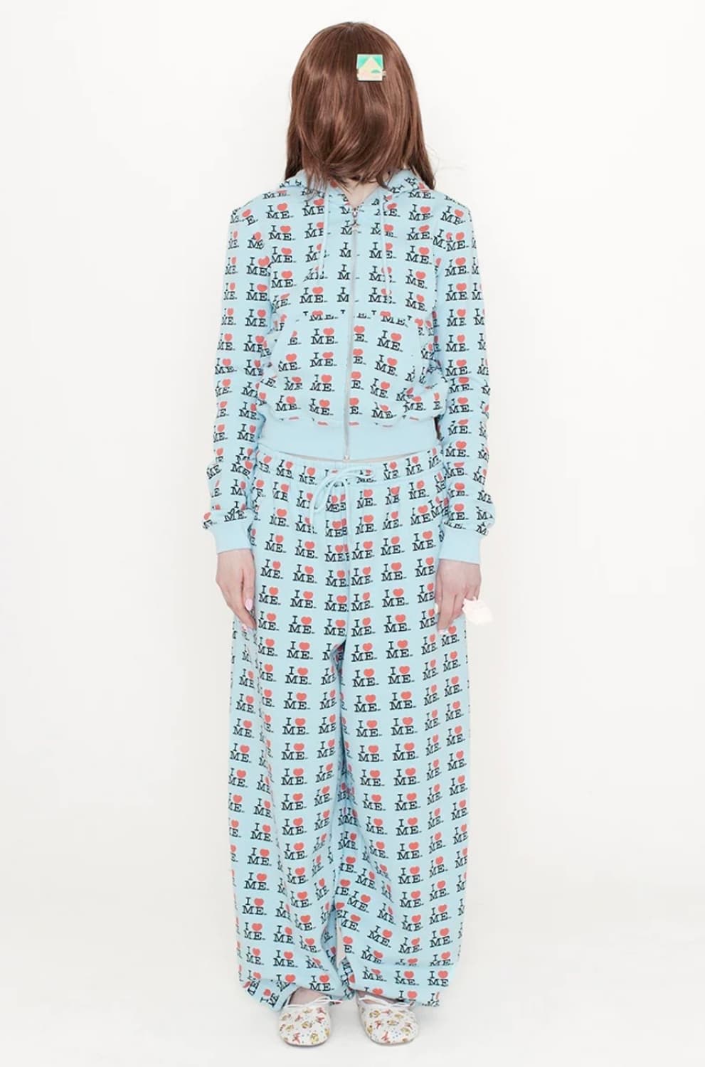 [S]애슐리 윌리엄스 25fw 아이 하트 미 후드집업/블루 상품이미지5