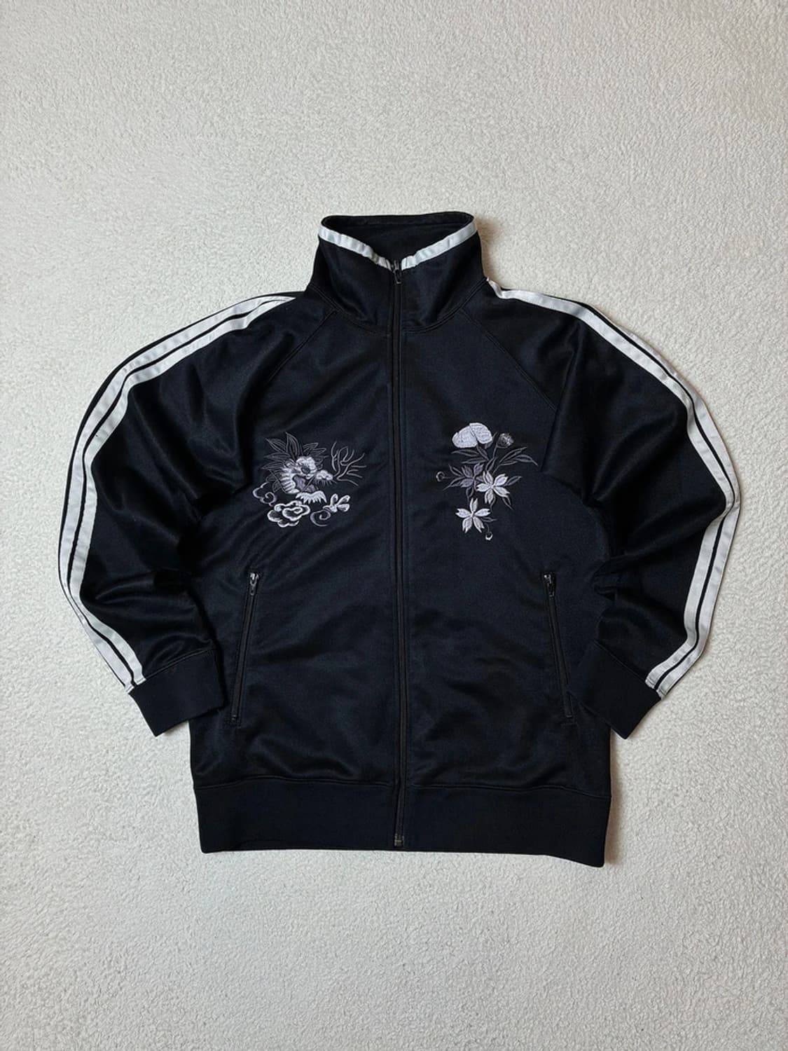 타케오키쿠치 00's 재팬 공작 자수 스카쟌 집업 PN6628    상품이미지4