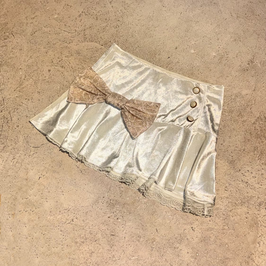 TRALALA 벨벳 스커트 상품이미지2