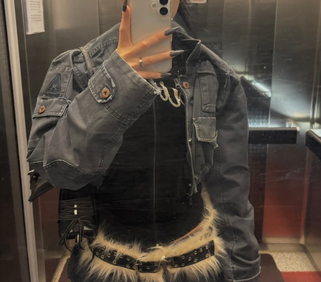 빈티지 크롭 자켓 상품이미지5