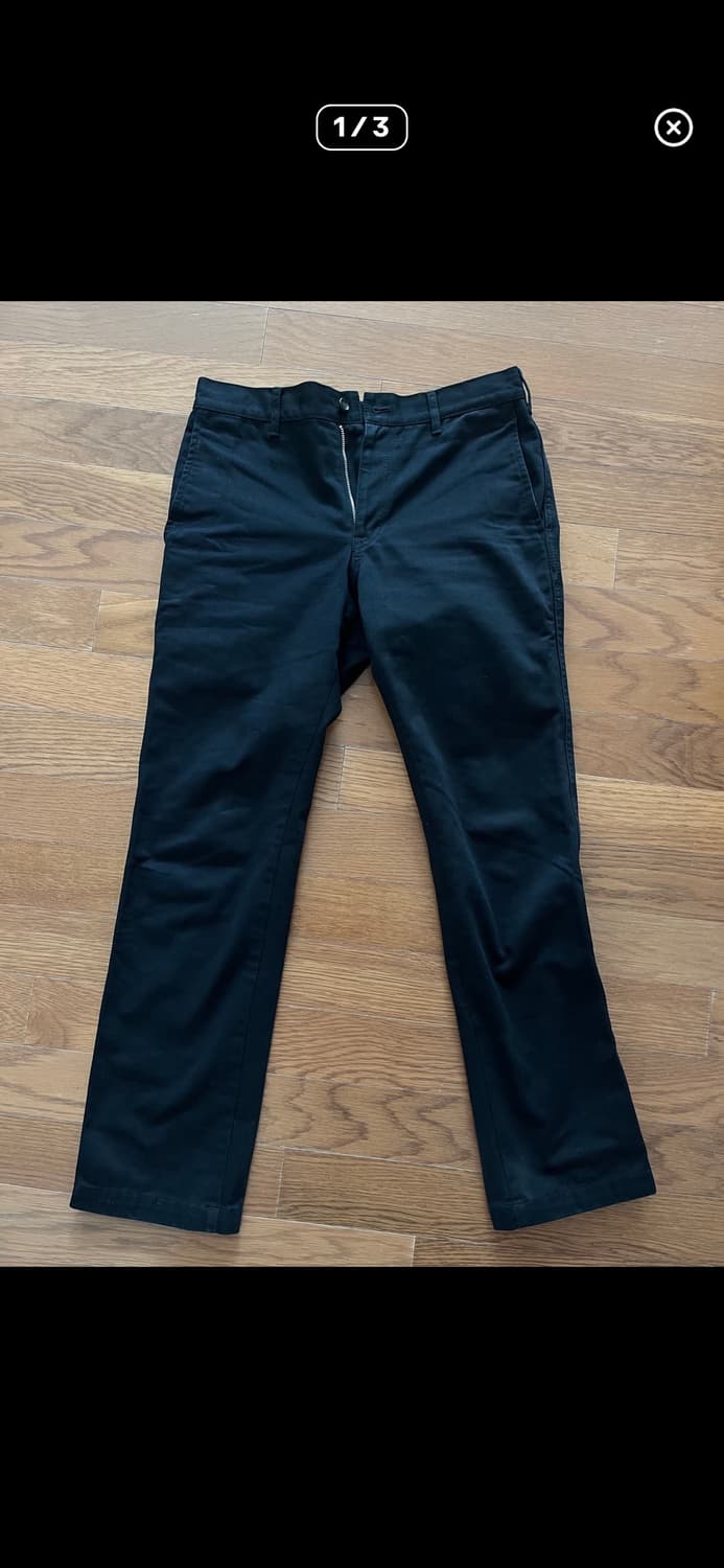 꼼데가르송 옴므 블랙 치노팬츠 ss 상품이미지1