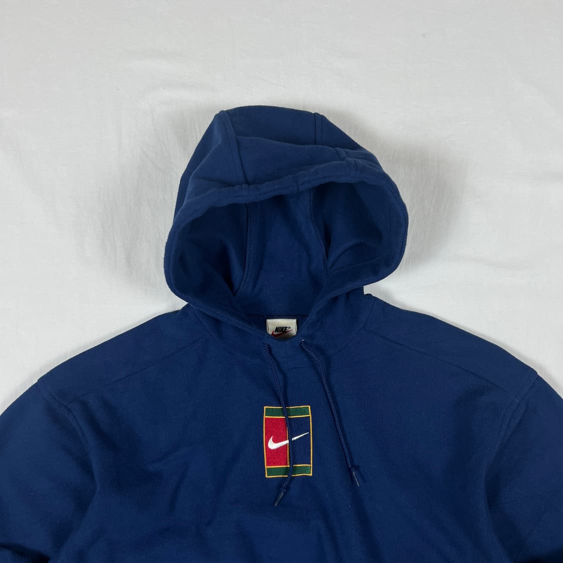 90’s 나이키 nike 테니스코트 로고 플리스 후드티 상품이미지2