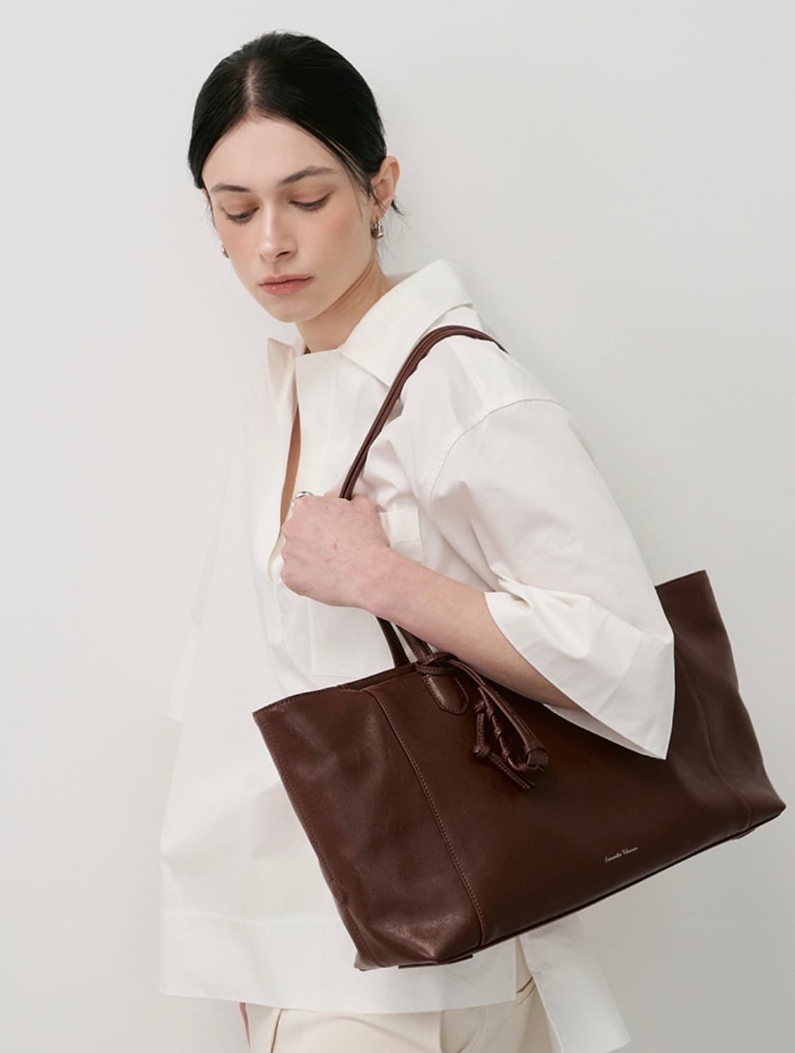 사만사타바사 보나 숄더백 새제품 (블랙) 상품이미지1