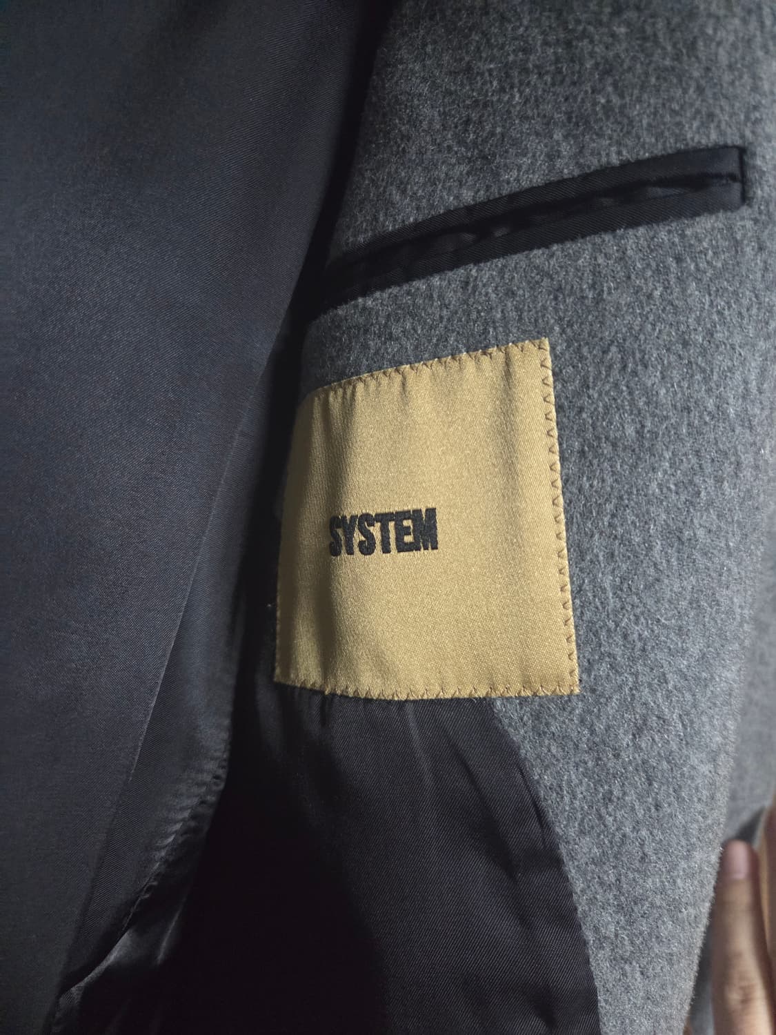 시스템옴므 paris 파리컬렉션 로브코트 상품이미지3