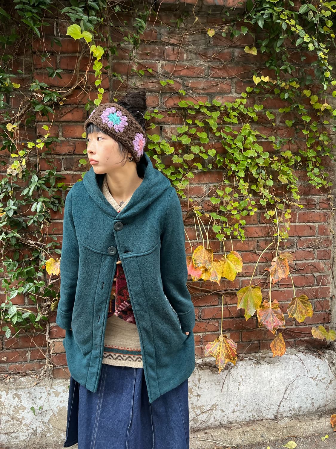 Titicaca 딮그린 후드 코트 상품이미지4